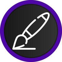 Paint Brush Creative Icon Design vector