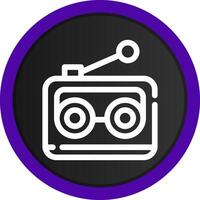 Radio Creative Icon Design vector