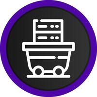 Data Mining Creative Icon Design vector