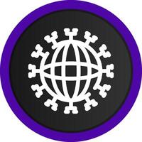 Global Network Creative Icon Design vector