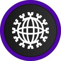 Global Network Creative Icon Design vector