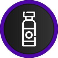 Water Bottle Creative Icon Design vector