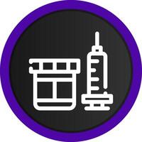 Vaccine Creative Icon Design vector