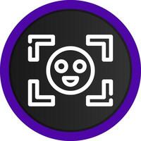 Face Detection Creative Icon Design vector