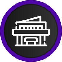 Piano Creative Icon Design vector