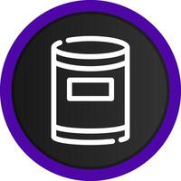 Dustbin Creative Icon Design vector