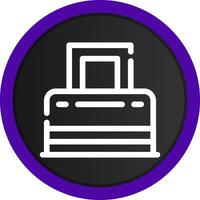 Printer Creative Icon Design vector