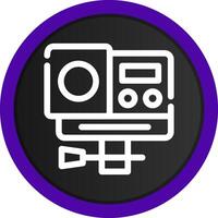 Action Camera Creative Icon Design vector