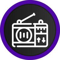 Radio Creative Icon Design vector