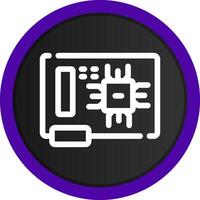 Circuit Board Creative Icon Design vector