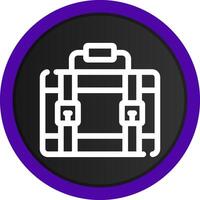 Suitcase Creative Icon Design vector