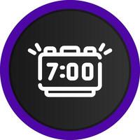 Alarm Creative Icon Design vector