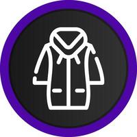 diseño de icono creativo de chaqueta vector