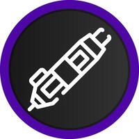 3D Pen Creative Icon Design vector