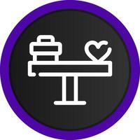 Balance Scale Creative Icon Design vector