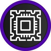 Processor Creative Icon Design vector