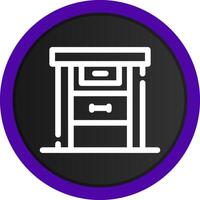 End Table Creative Icon Design vector