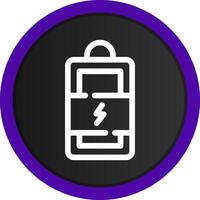 Charging Battery Creative Icon Design vector