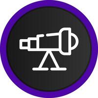 Telescope Creative Icon Design vector