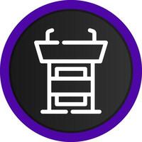 Tribune Creative Icon Design vector