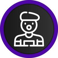 Mime Creative Icon Design vector