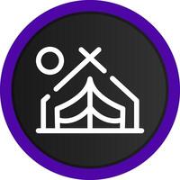 Camping Creative Icon Design vector