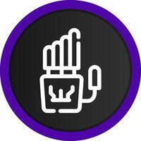 Robot Hand Creative Icon Design vector