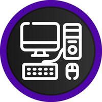 Computer Creative Icon Design vector