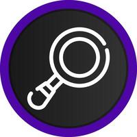 Magnifying Glass Creative Icon Design vector