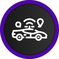 Self Driving Creative Icon Design vector