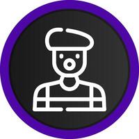 Mime Creative Icon Design vector