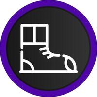 diseño de icono creativo de botas vector