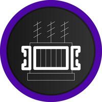 Power Transformer Creative Icon Design vector