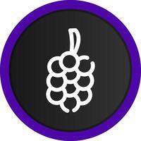 Grapes Creative Icon Design vector