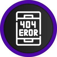 Error Creative Icon Design vector