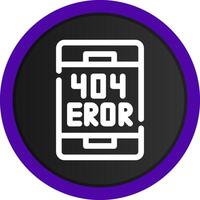 diseño de icono creativo de error vector