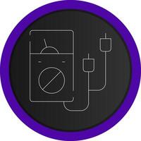 Multimeter Creative Icon Design vector