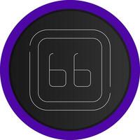 Quotation Creative Icon Design vector