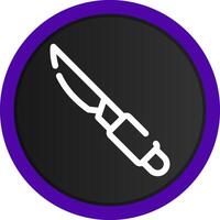 Line Cutter Creative Icon Design vector