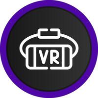 VR Glasses Creative Icon Design vector