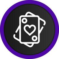 Playing Cards Creative Icon Design vector