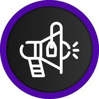 Megaphone Creative Icon Design vector