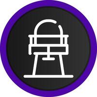 High Chair Creative Icon Design vector