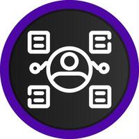 User Predictions Creative Icon Design vector