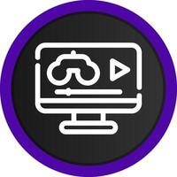 Game Streaming Creative Icon Design vector