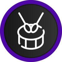 diseño de icono creativo de tambor vector