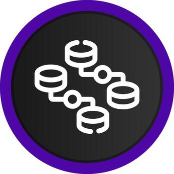 desestructurado datos creativo icono diseño vector