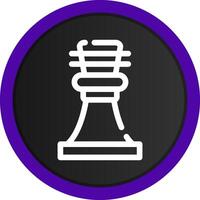 Chess Game Creative Icon Design vector