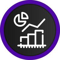 Statistical Analysis Creative Icon Design vector