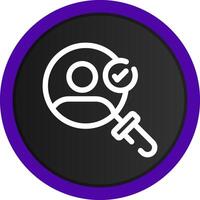 Suitable Candidate Creative Icon Design vector